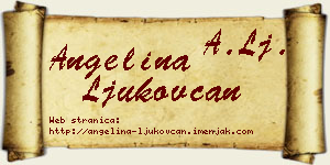 Angelina Ljukovčan vizit kartica